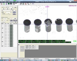 機械手配合按鈕貼膜定位與糾偏系統